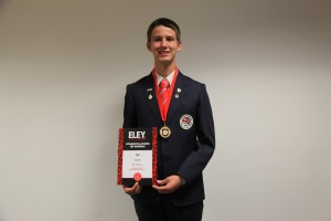 Dean with his 3P Award